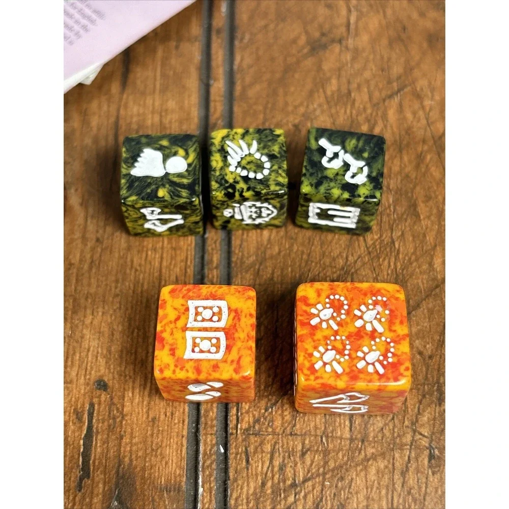 TSR 1995 Dragon Dice Role Playing Game Bag 22 Dice D&D Dungeons‎ Dragons Bag